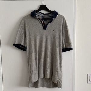 Tommy Hilfiger Men's Polo in Gray and Navy